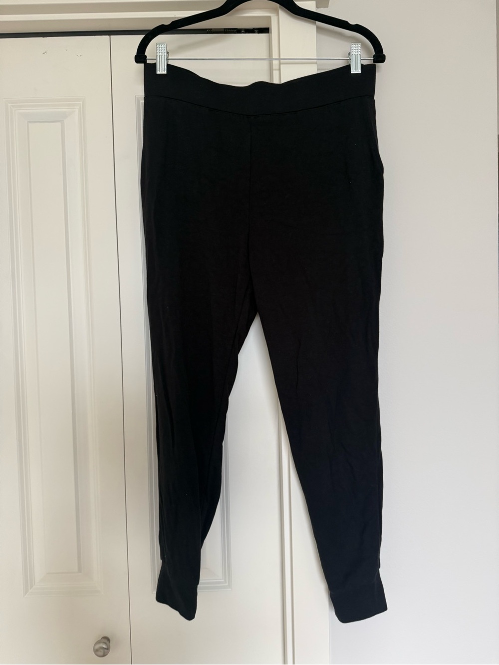 Matty M Black Ponte Slim Jogger